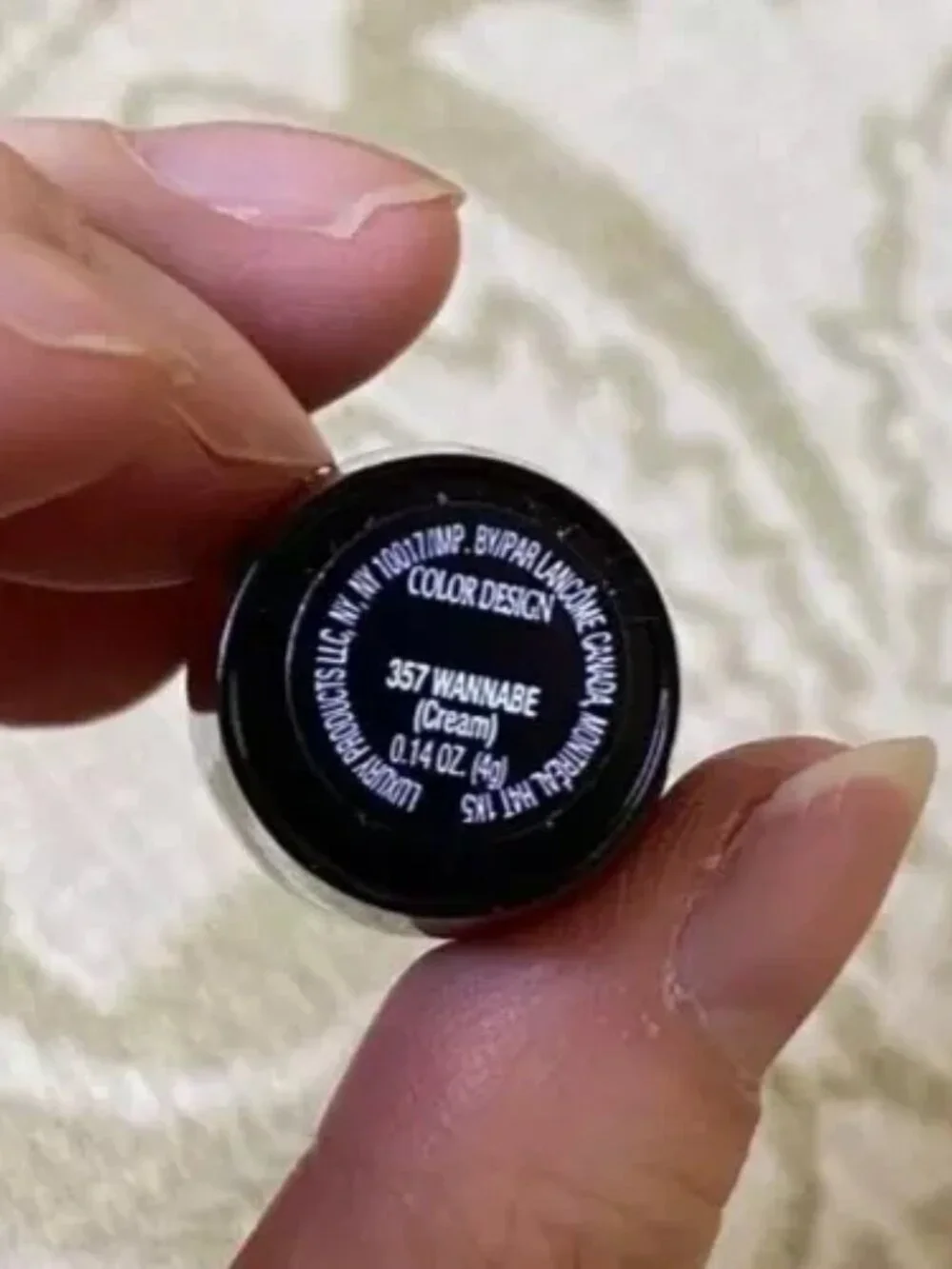 New Lancome lipstick~357 Wannabe (Cream)~Full size 4g/0.14 oz~Rare